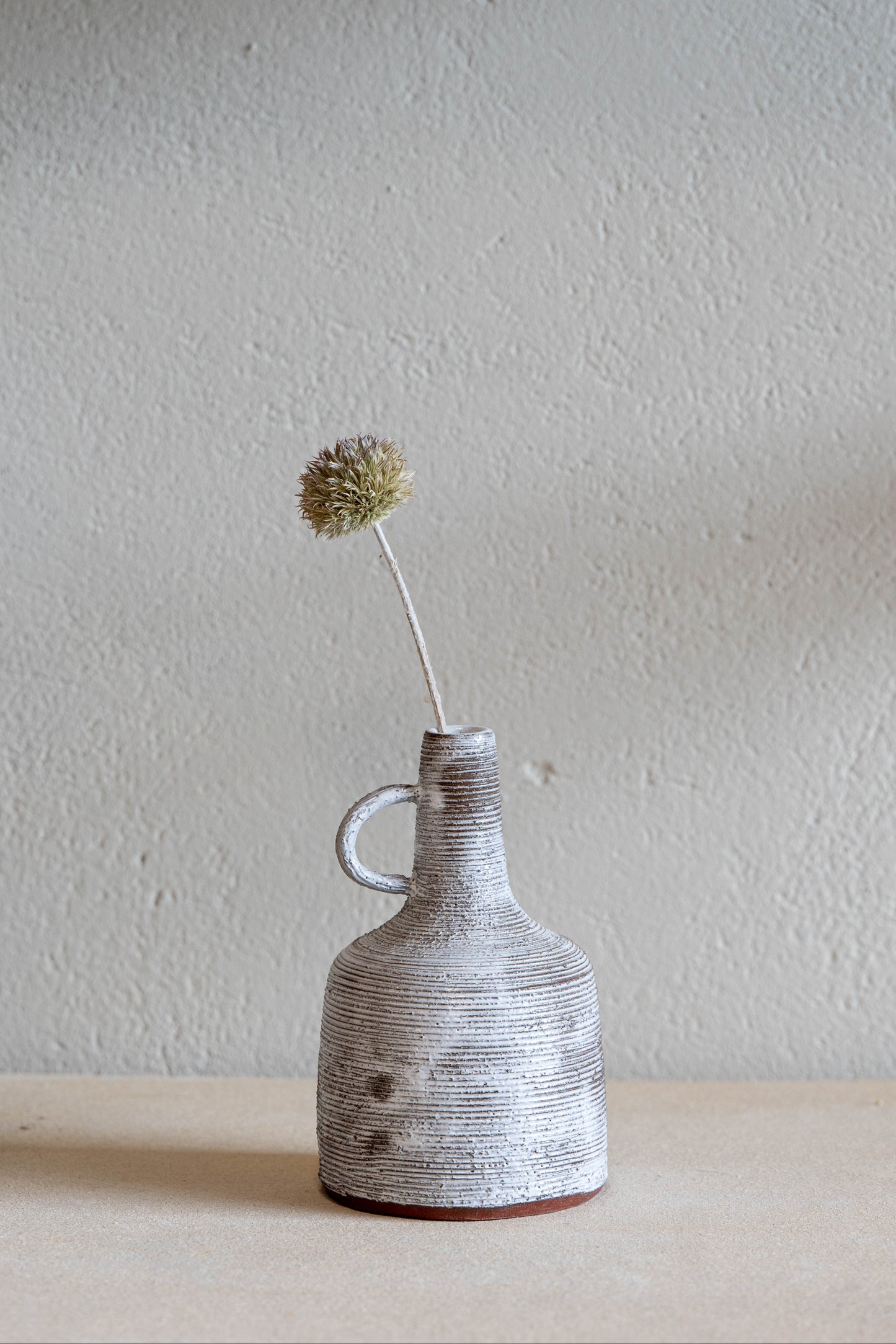 White Bottle Vase