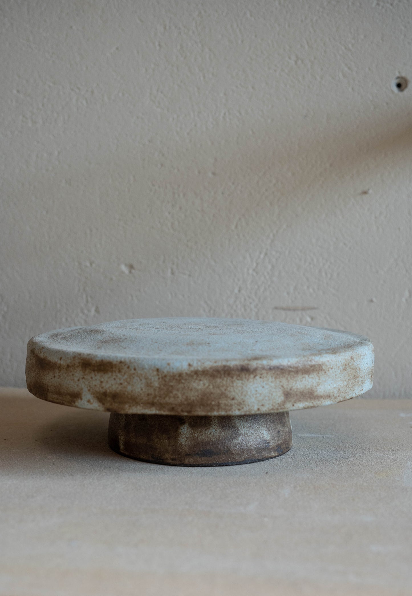 Bluish cake stand