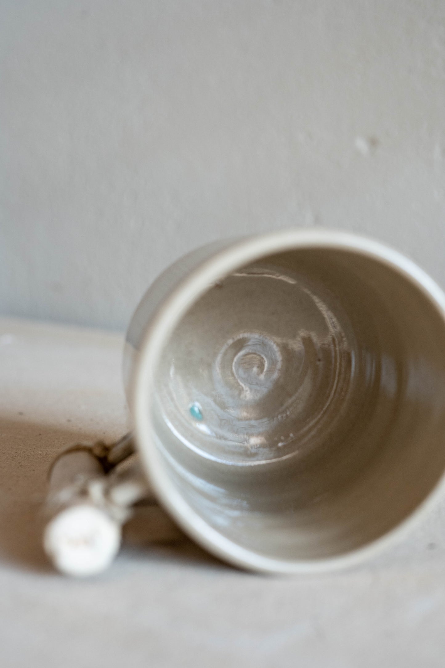 Mug in Sand + driftwood handle