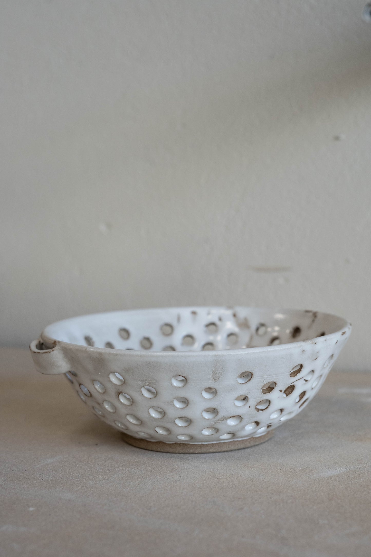 Colander in Snow