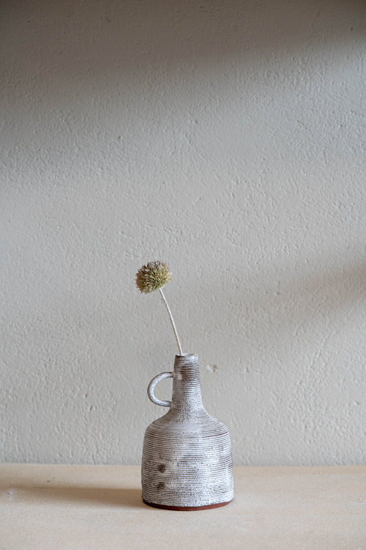 White Bottle Vase