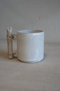 Mug in Snow + wooden handle