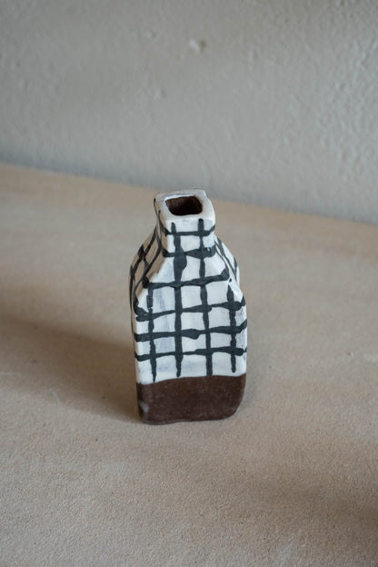 Small checkered vase