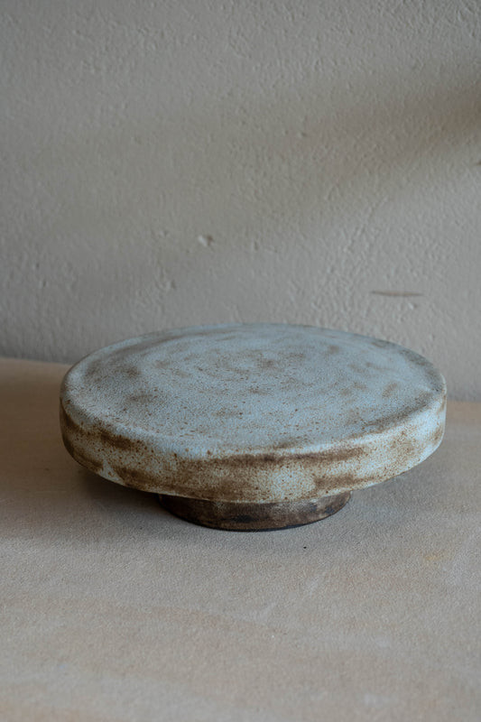 Bluish cake stand