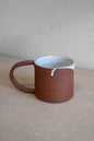 Drippy white mug