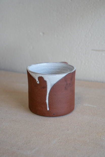 Drippy white mug
