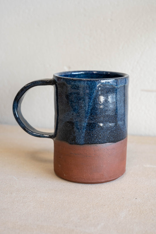 Large blue mug
