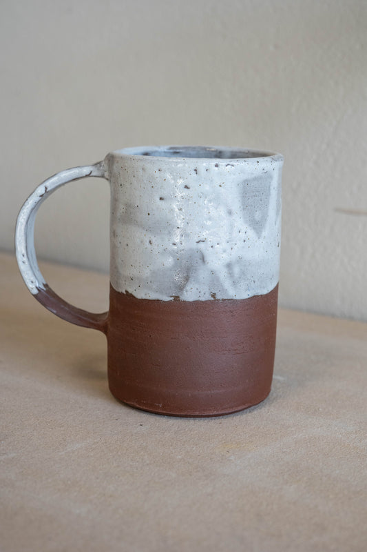 Large white mug