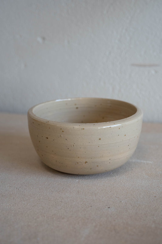 Beige speckled bowl